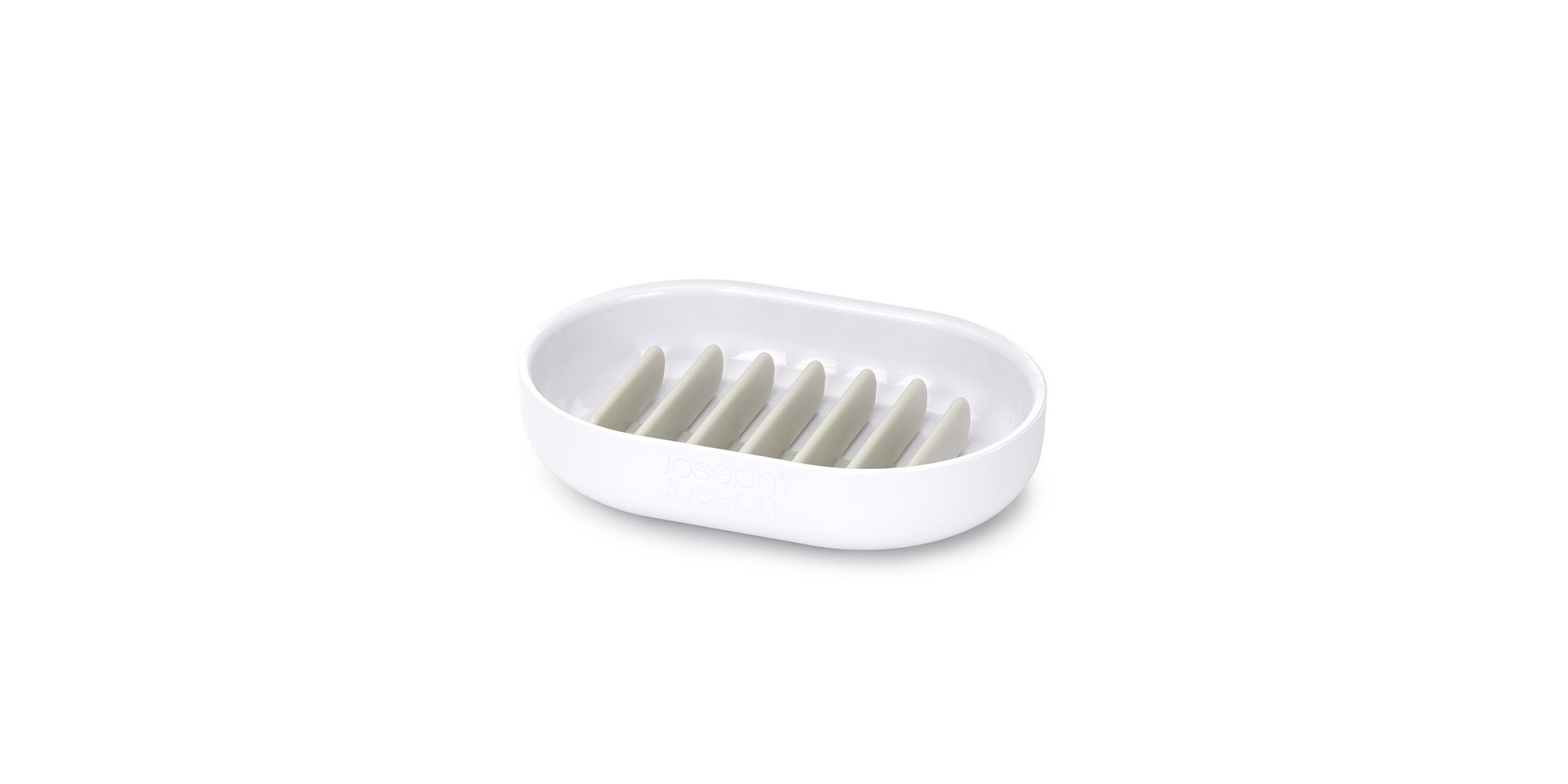 Joseph Joseph Duo 70555JJ QuickDrain 11cm White Soap Dish "O"