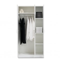 Bodrum Wardrobe W/3 Doors White