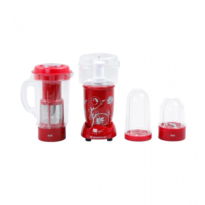 Wonderchef WON247 CKM Red 4 Jars Nutriblend 63152746 Wonderchef WON247 CKM Red 4 Jars Nutriblend 63152746