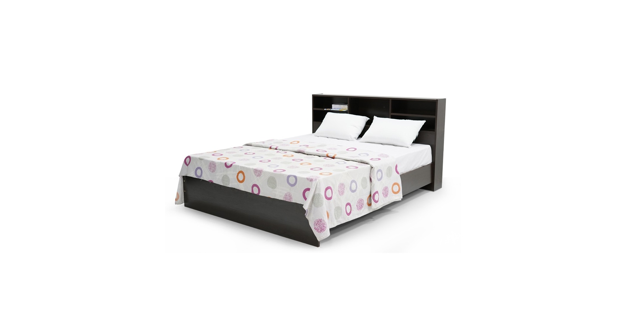 Rio Bed 150x190 cm MDF Wengue