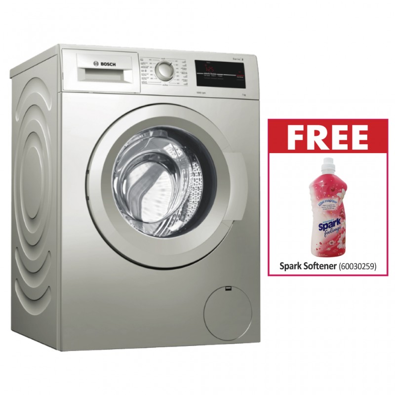 Bosch WAJ2017SKE Washing Machine & Free Spark  Softener