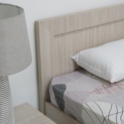 Melody Bed 107x190 cm MDF Oak