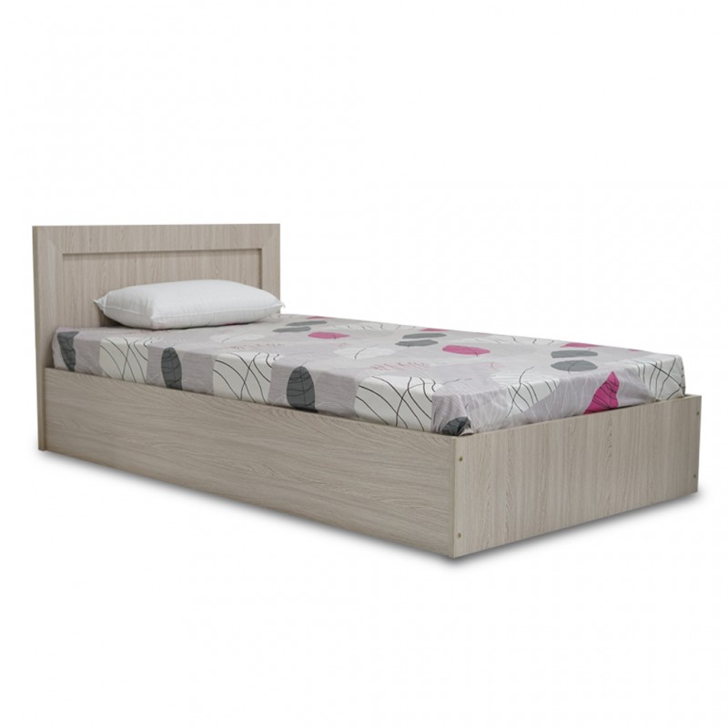 Melody Bed 107x190 cm MDF Oak