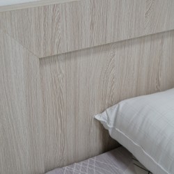 Melody Bed 107x190 cm MDF Oak