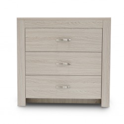 Scoop Chest of Drawers MDF Wash Oak