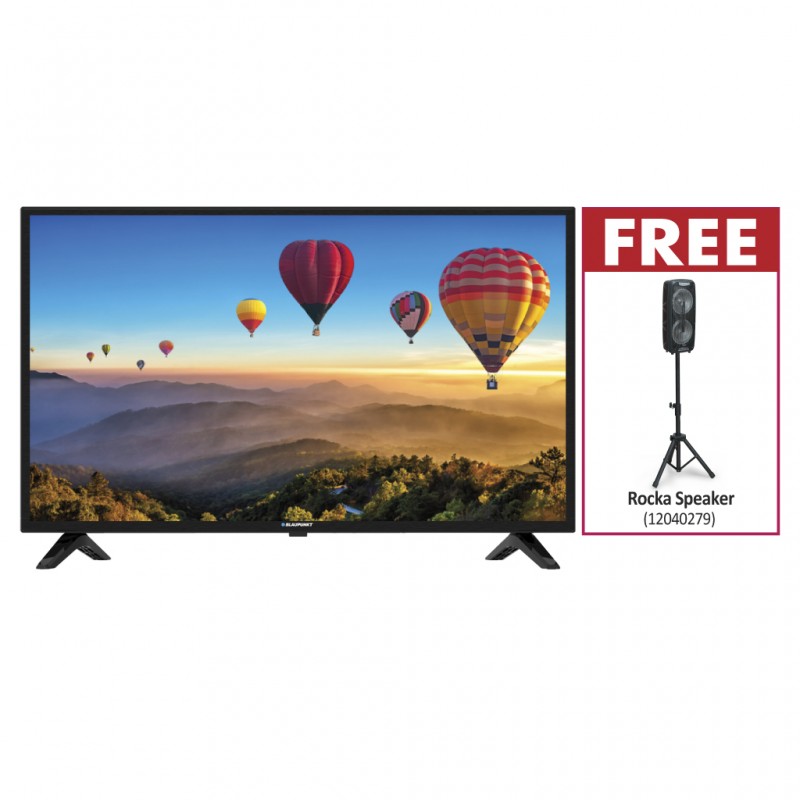 Blaupunkt BP6502 65'' UHD Smart TV & Free Rocka 6” Dual speaker with stand