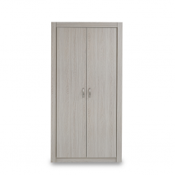 Scoop Wardrobe 2 doors Melamine wash oak