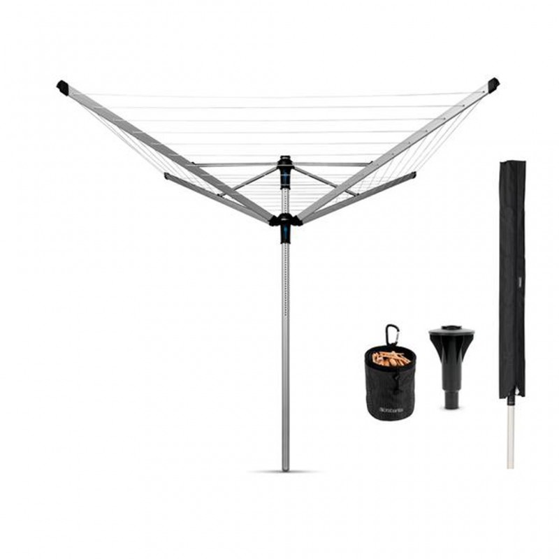 Brabantia 100260 M.Grey Lift-O-Matic Advance 60m + Cover 5YW "O" Brabantia 100260 M.Grey Lift-O-Matic Advance 60m + Cover 5YW "O"