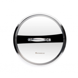 Wonderchef Nigella WON453 20cm/1.5L Wok W/Lid TriPly 2.6mm S/S Induction 10YW -63153400 "O"
