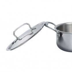 Wonderchef Nigella WON458 24cm-4.8L Casserole With Lid 2.8mm Triply S/S Induction 10YW- 63153417 "O"