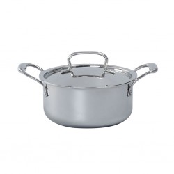 Wonderchef Nigella WON458 24cm-4.8L Casserole With Lid 2.8mm Triply S/S Induction 10YW- 63153417 "O"