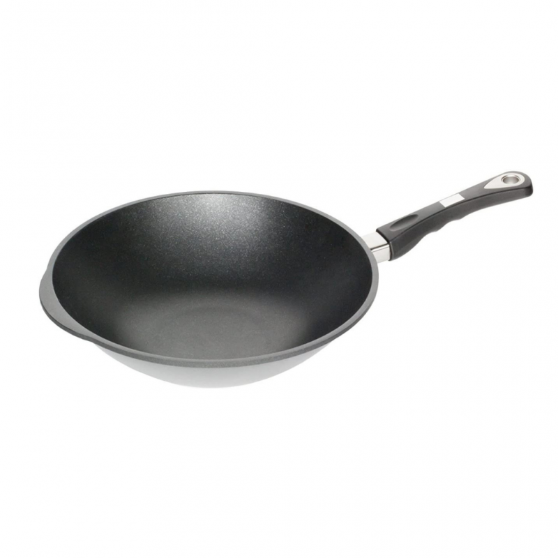 AMT Gastroguss 1132S-E 32x11cm Wok With Handle "O" AMT Gastroguss 1132S-E 32x11cm Wok With Handle "O"