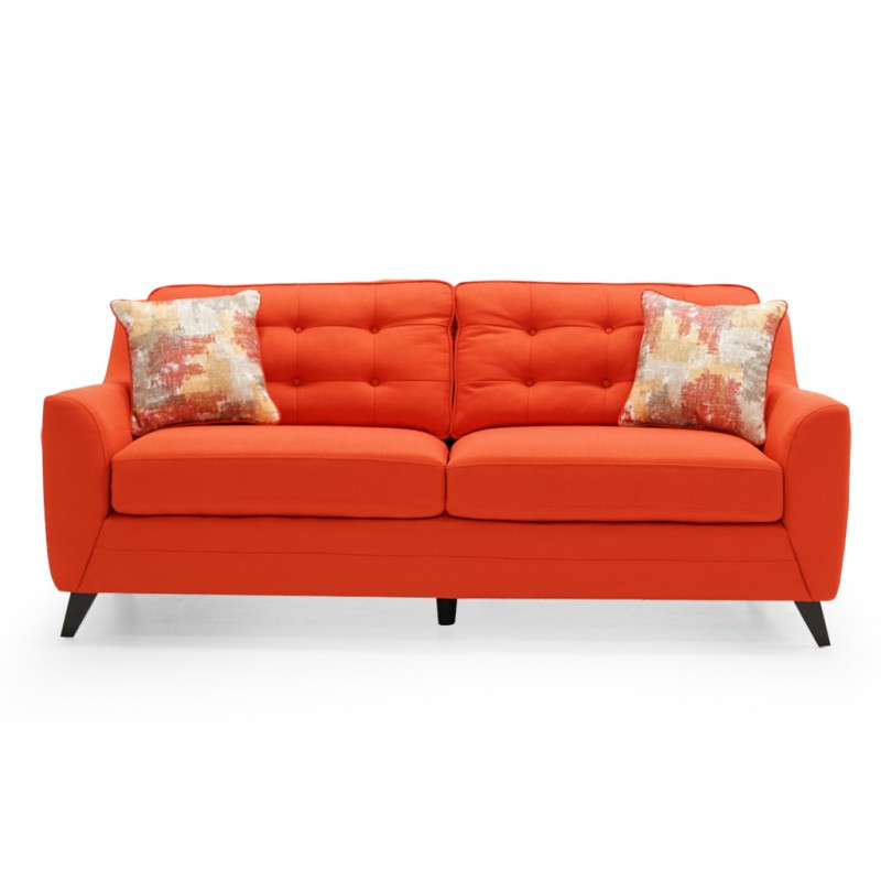 Carbini 3+2 Sofa in Fabric Tangelo Colour Carbini 3+2 Sofa in Fabric Tangelo Colour