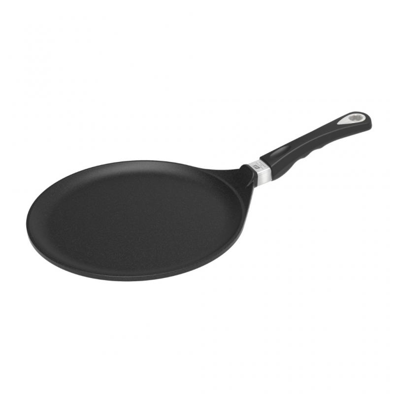 AMT Gastroguss I128E 28cm Induction Crêpes Pan with Handle "O"