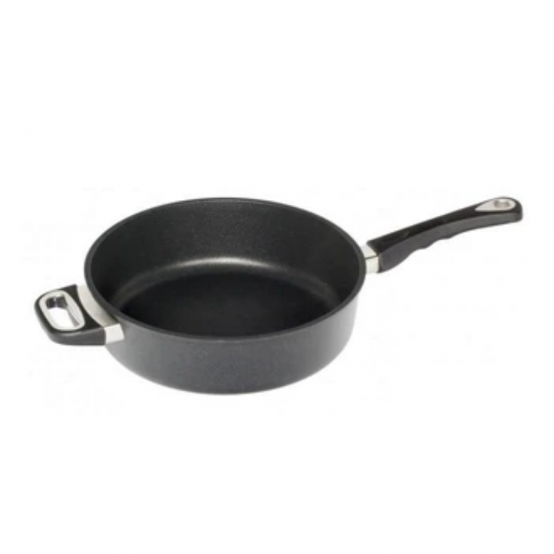 AMT Gastroguss I-828GSEZ500L 28cm Induction Braise Pan With Handle & Side Handle "O"