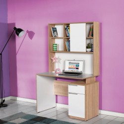 Idaho Office Desk Sonoma/Diamond White