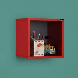 Galveston Wall Shelf Red Color