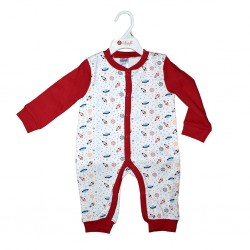 Long Sleeve Body Suit Red 3-6 mths LI5750