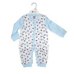 Long Sleeve Body Suit Light Blue 3-6 mths LI5750