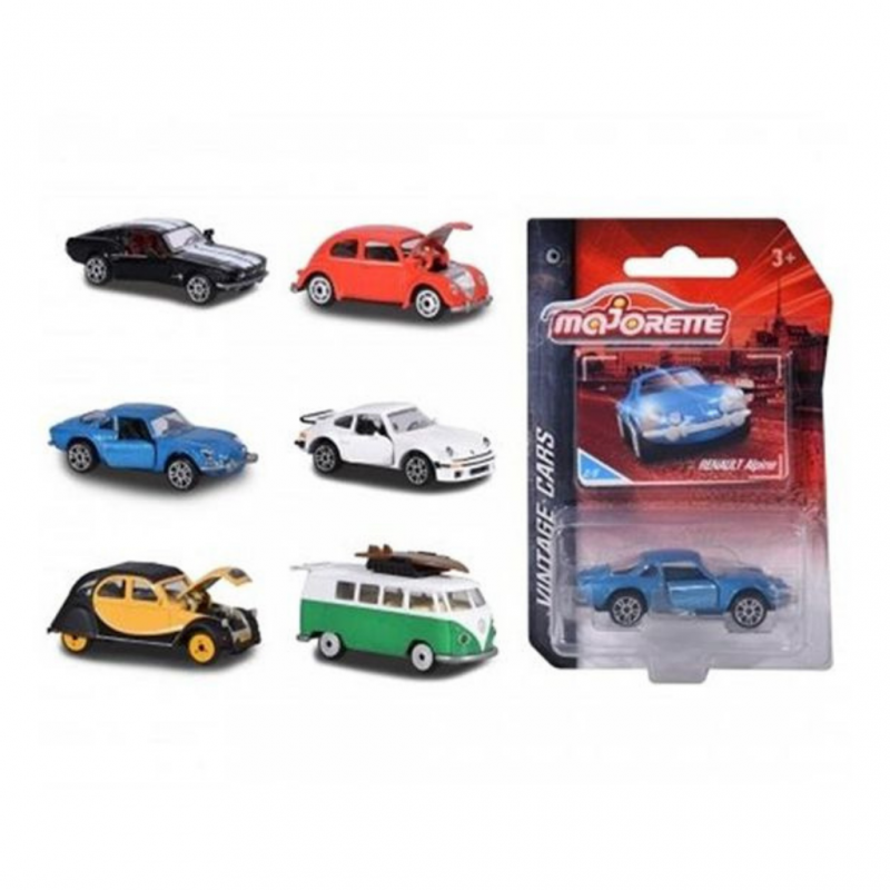 Simba Majorette - Vintage Cars, 6 Asst. 212052010 Simba Majorette - Vintage Cars, 6 Asst. 212052010