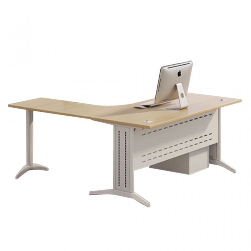 Desk L Shape 3 Drawers With Central Locking System