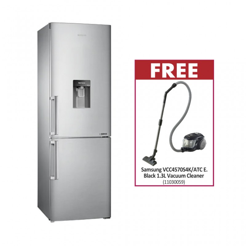 Samsung RB33J3700SA/EF Refrigerator & FREE Samsung VCC4570S4K/ATC E.Black 1.3L Vacuum Cleaner