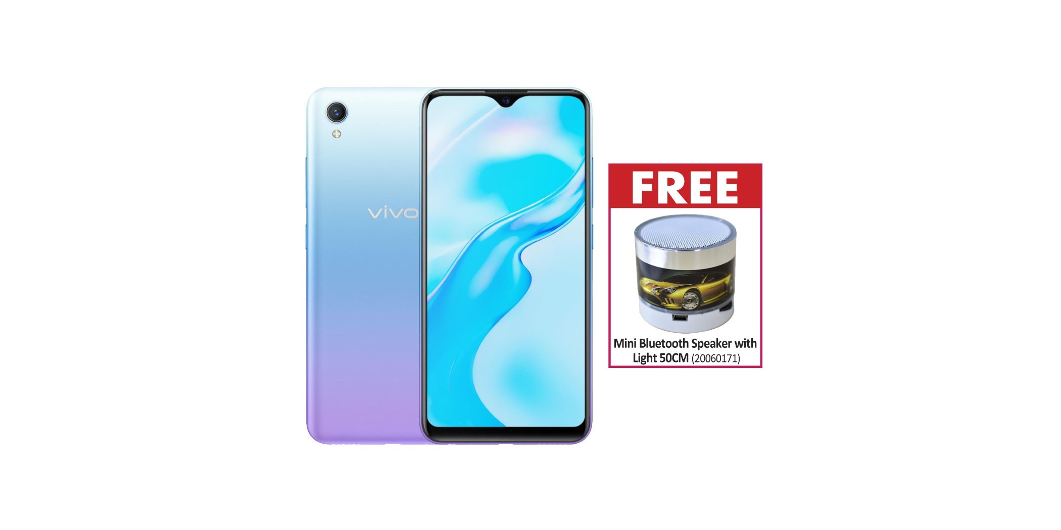 Vivo y1s aurora blue cheap