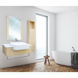 Peyton Bathroom Furniture 70116 Light Marron