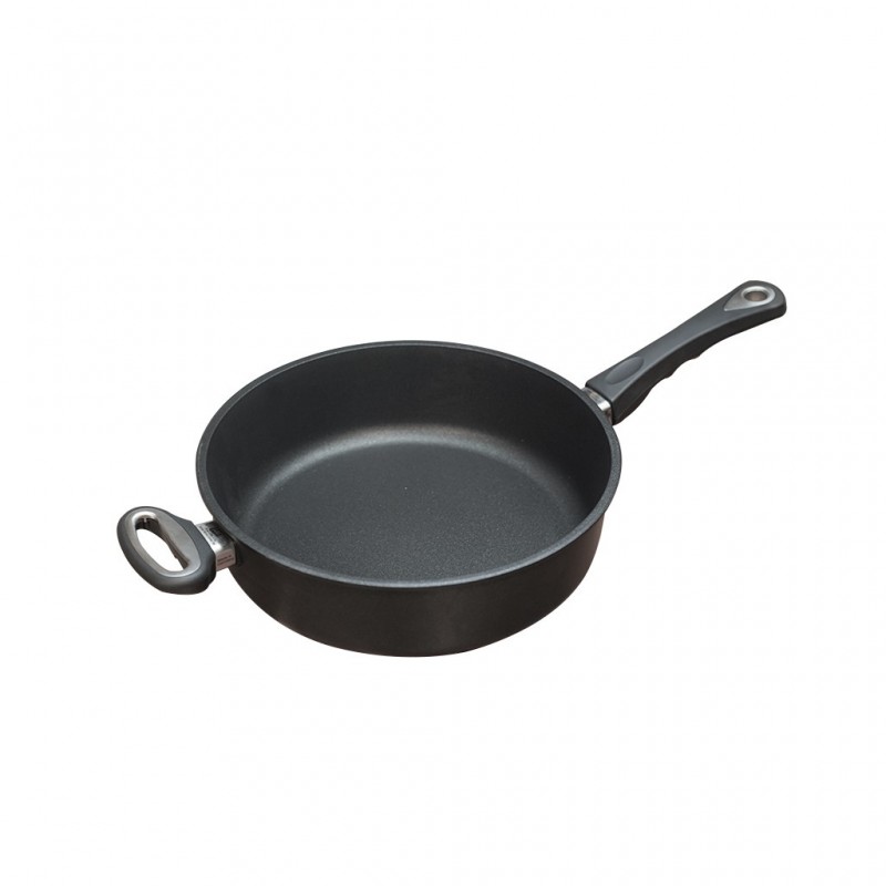 AMT Gastroguss 828GS-E 28cm Braise Pan With Handle And Side Handle "O" AMT Gastroguss 828GS-E 28cm Braise Pan With Handle And Side Handle "O"