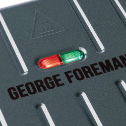 George Foreman 25041 Steel Gunmetal Family Grill "O"