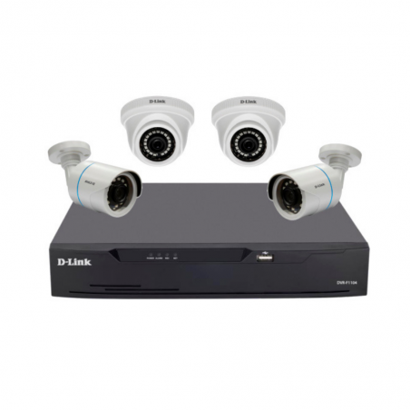 DLINK 4 Cameras Kit DCS-P4