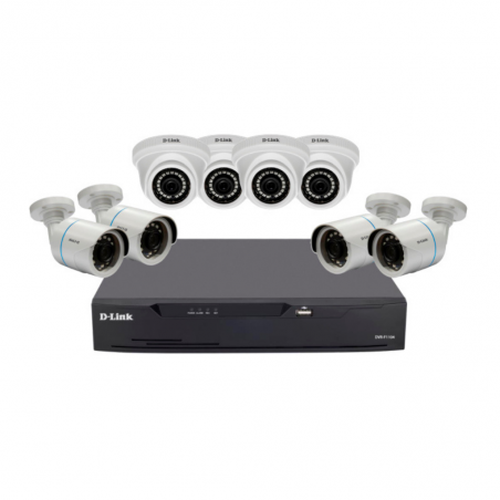 DLINK 8 Cameras Kit DCS-P8