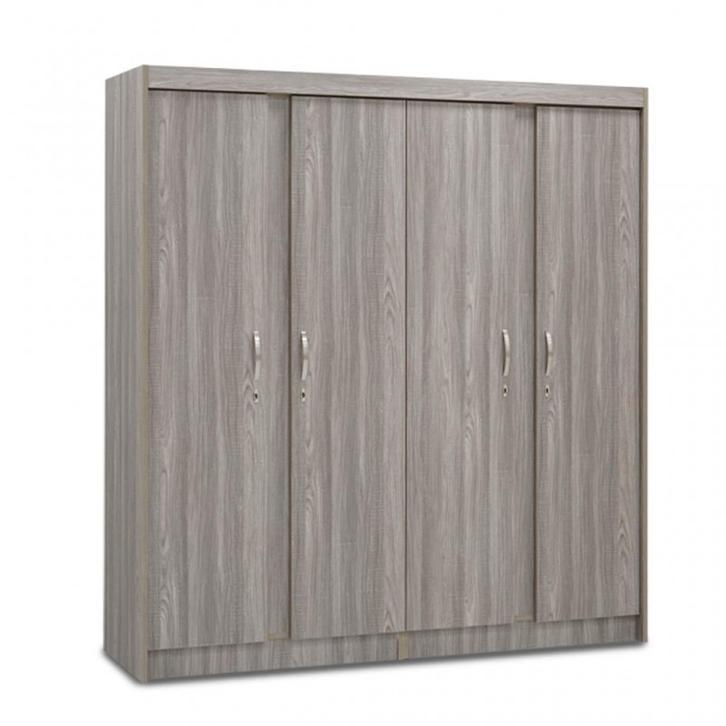 Colton Wardrobe 4 Doors MDF Arom