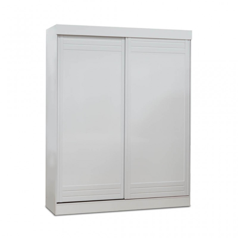 Prestige Wardrobe 2 Doors White Particle Board Prestige Wardrobe 2 Doors White Particle Board