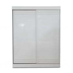 Prestige Wardrobe 2 Doors White Particle Board