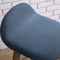 Mora Bar Chair Cocoa/Navy Color