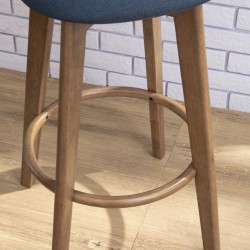 Mora Bar Chair Cocoa/Navy Color