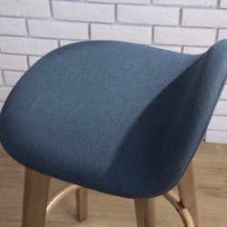 Mora Bar Chair Cocoa/Navy Color