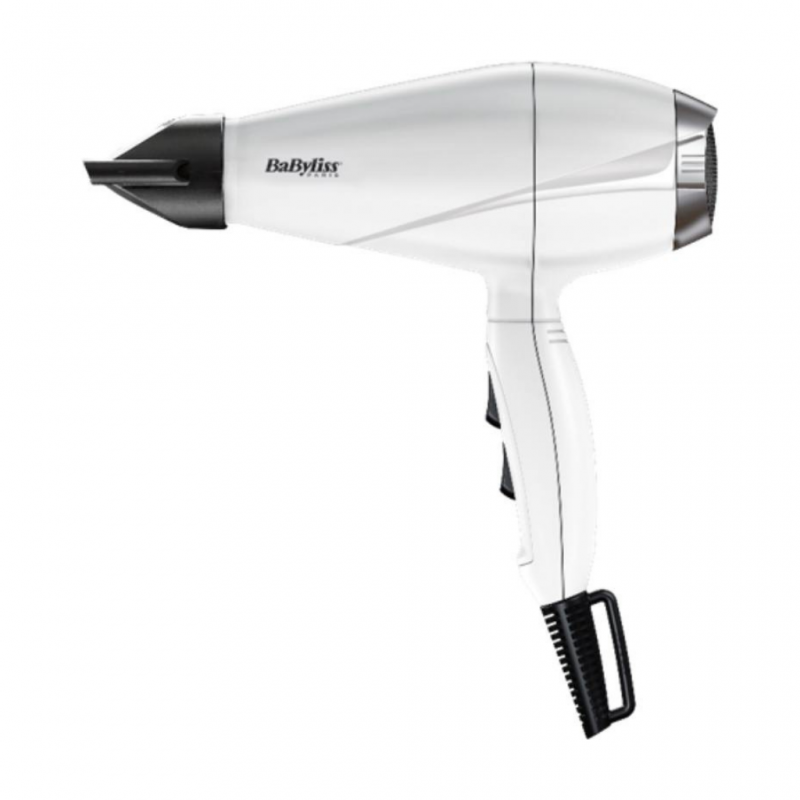 Babyliss 6704WE 2000W Speed Pro WH Silver Hair Dryer 5YW "O" Babyliss 6704WE 2000W Speed Pro WH Silver Hair Dryer 5YW "O"