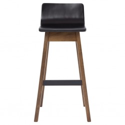 Ava Lowback Bar Chair Cocoa/Ebony Color