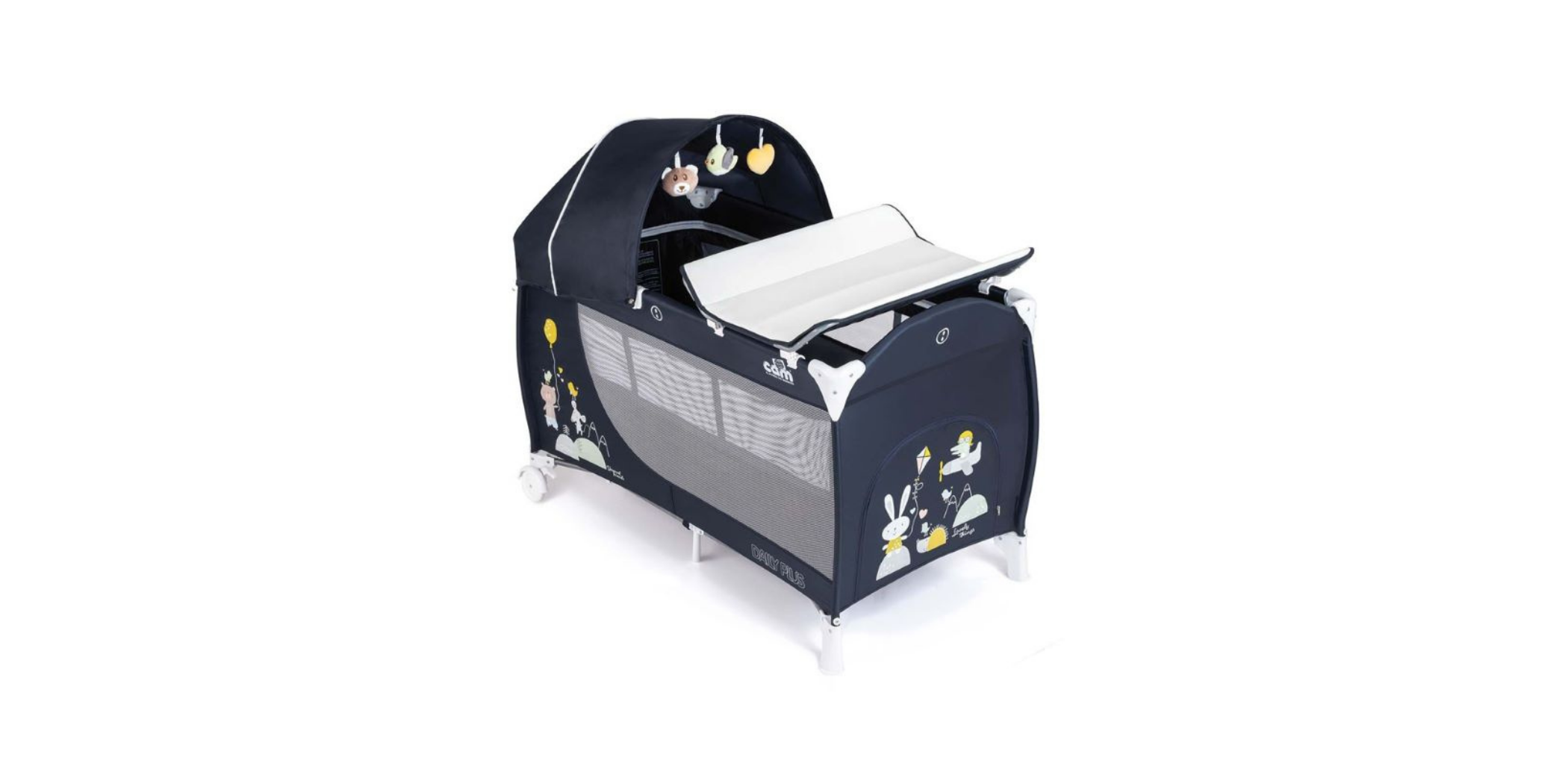 Cam Daily Plus Travel Cot Lovely Friends L113COL243