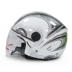 Studds Track D1 White N4 06982 Helmet