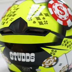 Studds Thunder With Graphics D7 06975 Helmet