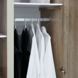 Venlo Wardrobe 4 Doors MDF Maroon