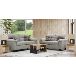 Penington Sofa 3+2 in Fabric Riley Cement