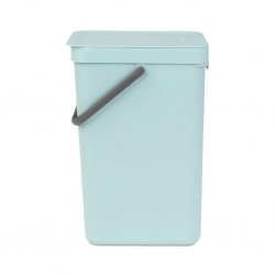 Brabantia 109843 16L Mint Sort & Go Waste Bin 10YW "O"