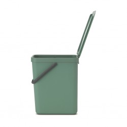 Brabantia 129964 25L Fir Green Sort & Go Waste Bin 10YW "O"