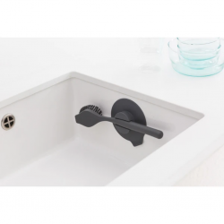 Brabantia 117589 Dark Grey Dish Brush With Suction Cup Holder 2YW  "O"