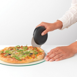 Brabantia 123009 TASTY+ Dark Grey Pizza Cutter + Blade Guard 5YW "O"