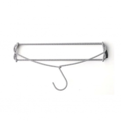 Brabantia 110764 Dark Grey Soft Touch Trouser Hanger 2YW "O"